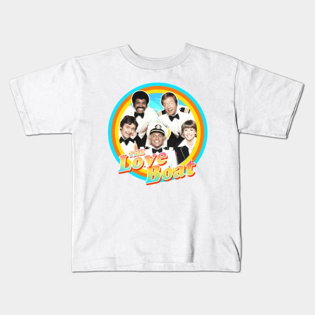 The Love Boat - Retro Kids T-Shirt by PiedPiper